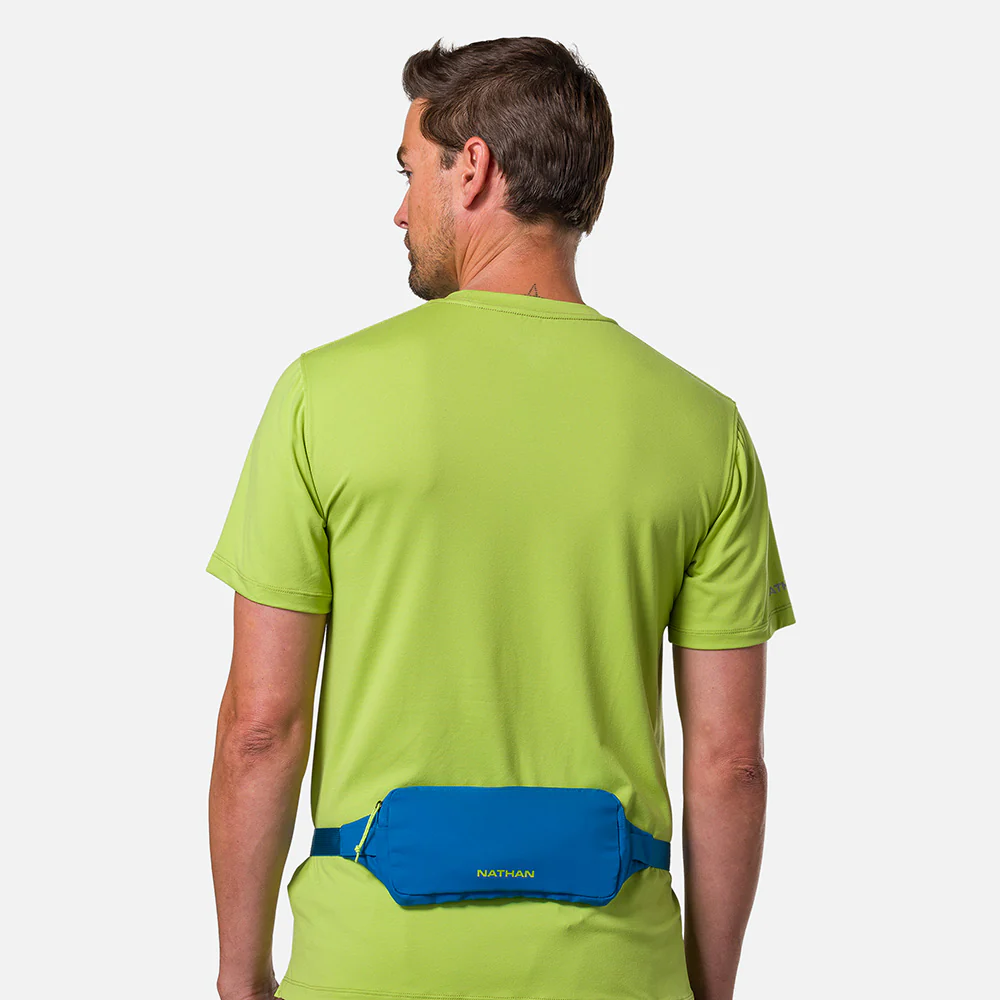 Nathan Sports Marathon Pack 3.0 Waist Pack - Deep Blue / Finish Lime