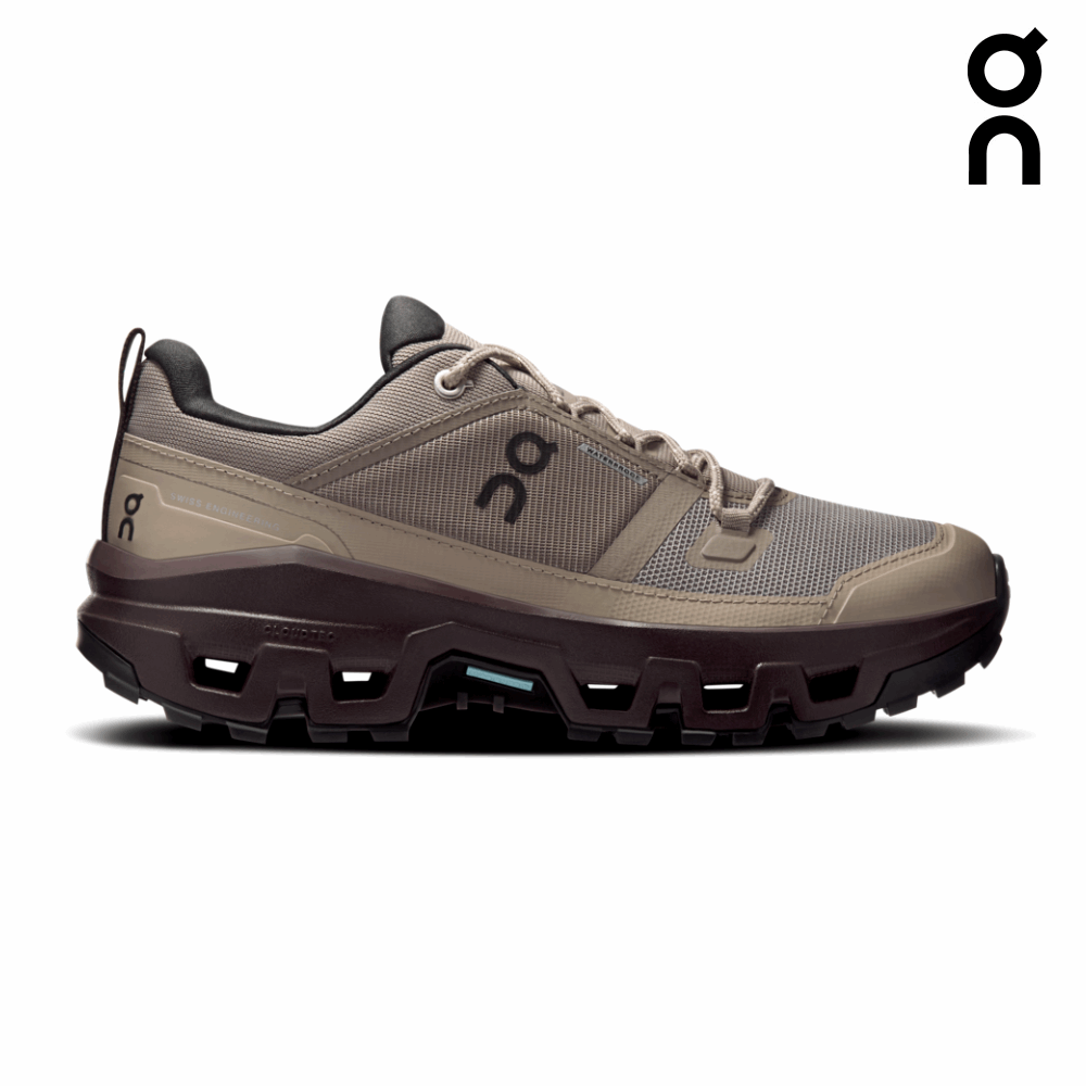On Women Cloudrock Low Waterproof - Cinder / Ox