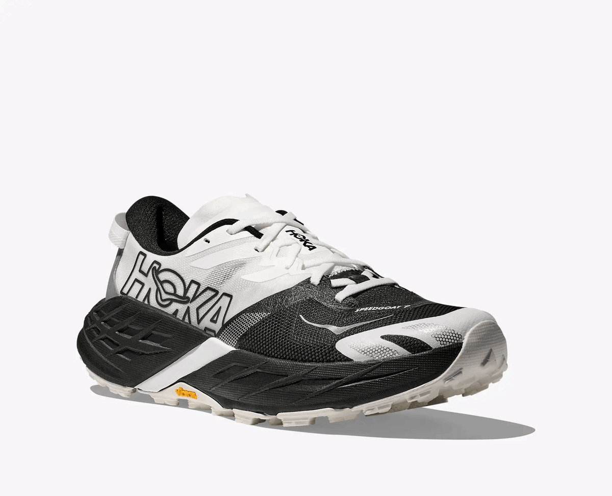 HOKA Men Speedgoat 7 Wide - Black / White