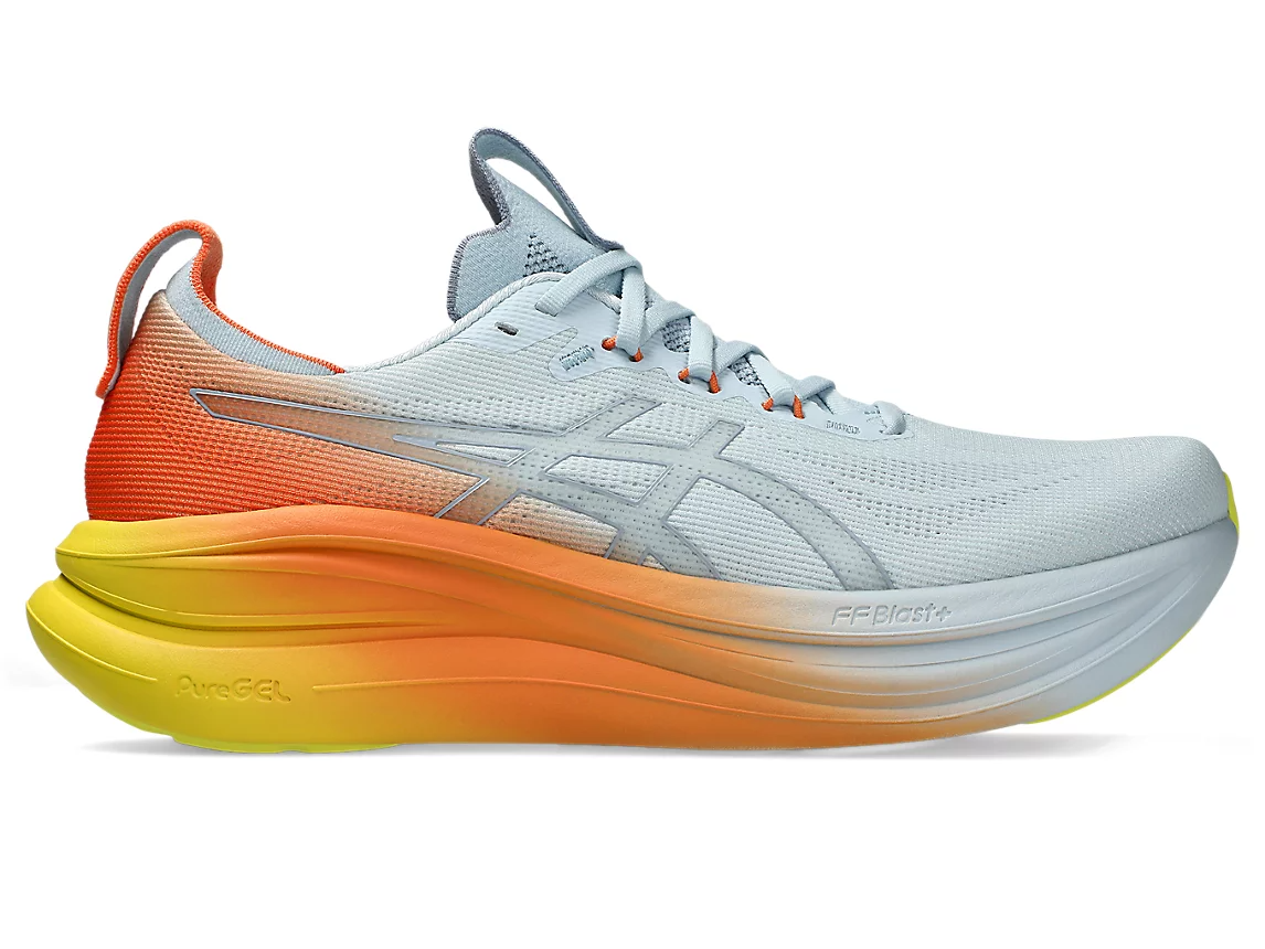 ASICS Men Gel-Nimbus 28 - Sky / Sun Peach