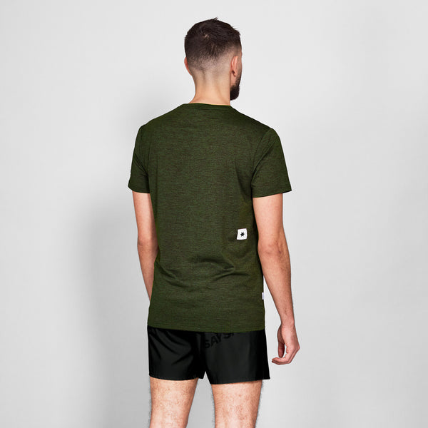 SAYSKY Men Clean Pace T-Shirt - Green