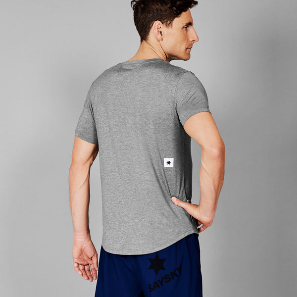 SAYSKY Men Clean Pace T-Shirt - Grey