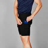 SAYSKY Men Pace 2 In 1 Shorts 5'' - Black