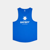 SAYSKY Men Logo Combat Pro Singlet - Blue