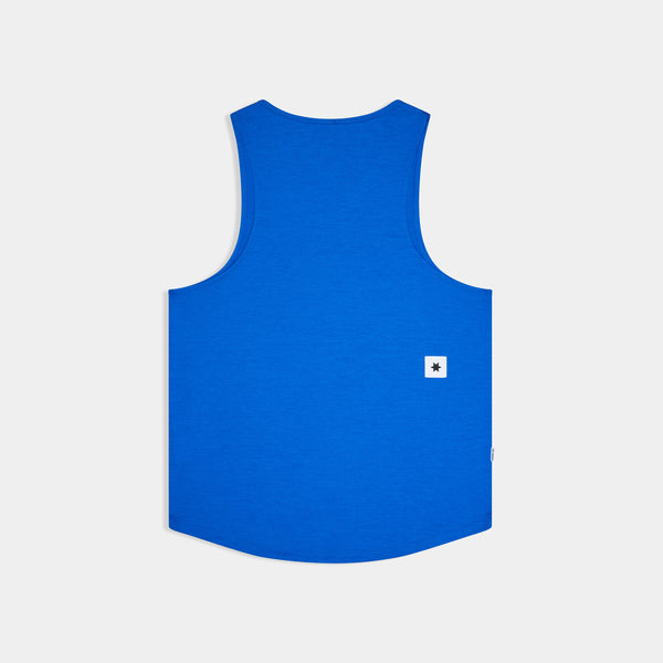SAYSKY Men Logo Combat Pro Singlet - Blue