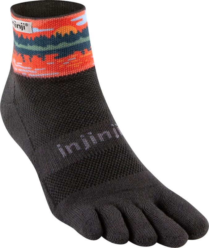 Injinji Artist Designed Men's Mini Crew Coolmax - Reflection