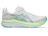 ASICS Men Gel-Kayano 33 Wide - White / Energy Aqua