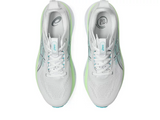 ASICS Men Gel-Kayano 33 Wide - White / Energy Aqua