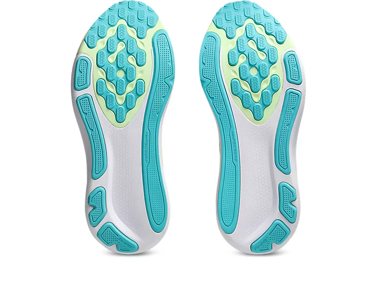 ASICS Men Gel-Kayano 33 Wide - White / Energy Aqua