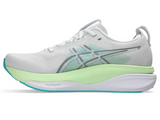 ASICS Men Gel-Kayano 33 Wide - White / Energy Aqua