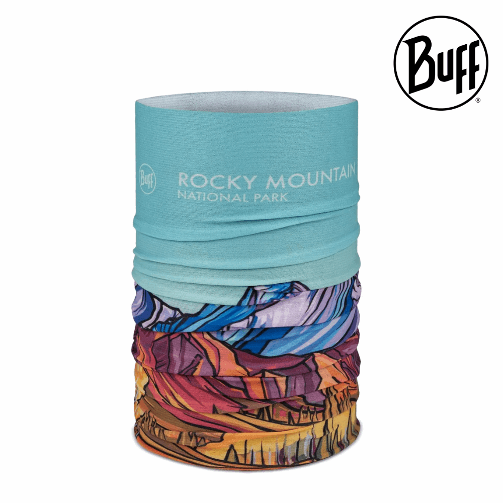 BUFF® Coolnet UV® Neckwear - Rocky Mountain National Park by Gretchen Leggitt