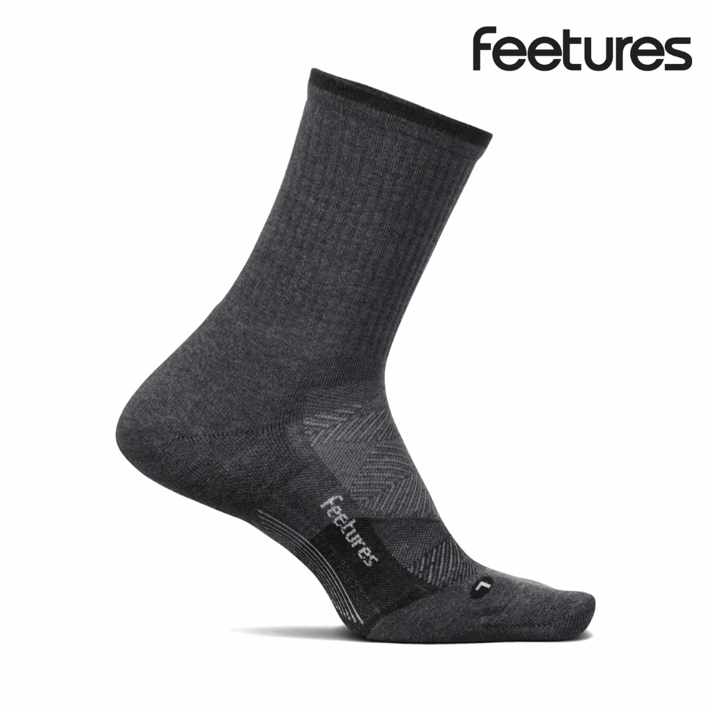 Feetures Trail Max Cushion Mini Crew - Gray