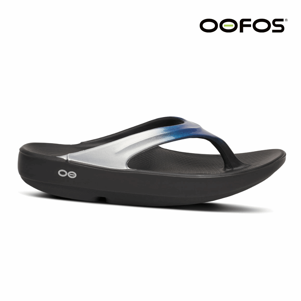OOFOS Women OOlala Luxe - Shimmer Blue