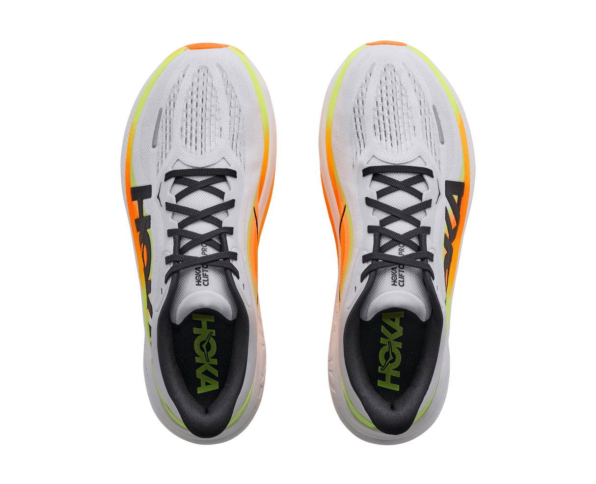 HOKA Men Clifton Pro Wide - Cosmic Grey / Black