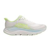 HOKA Women Clifton 11 Wide - Frost / Neon Yuzu