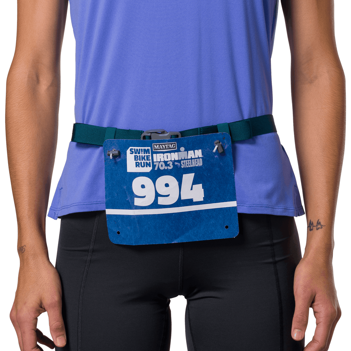 Nathan Sports Marathon Waist Pack 3.0 - Deep Teal / Surf Spray