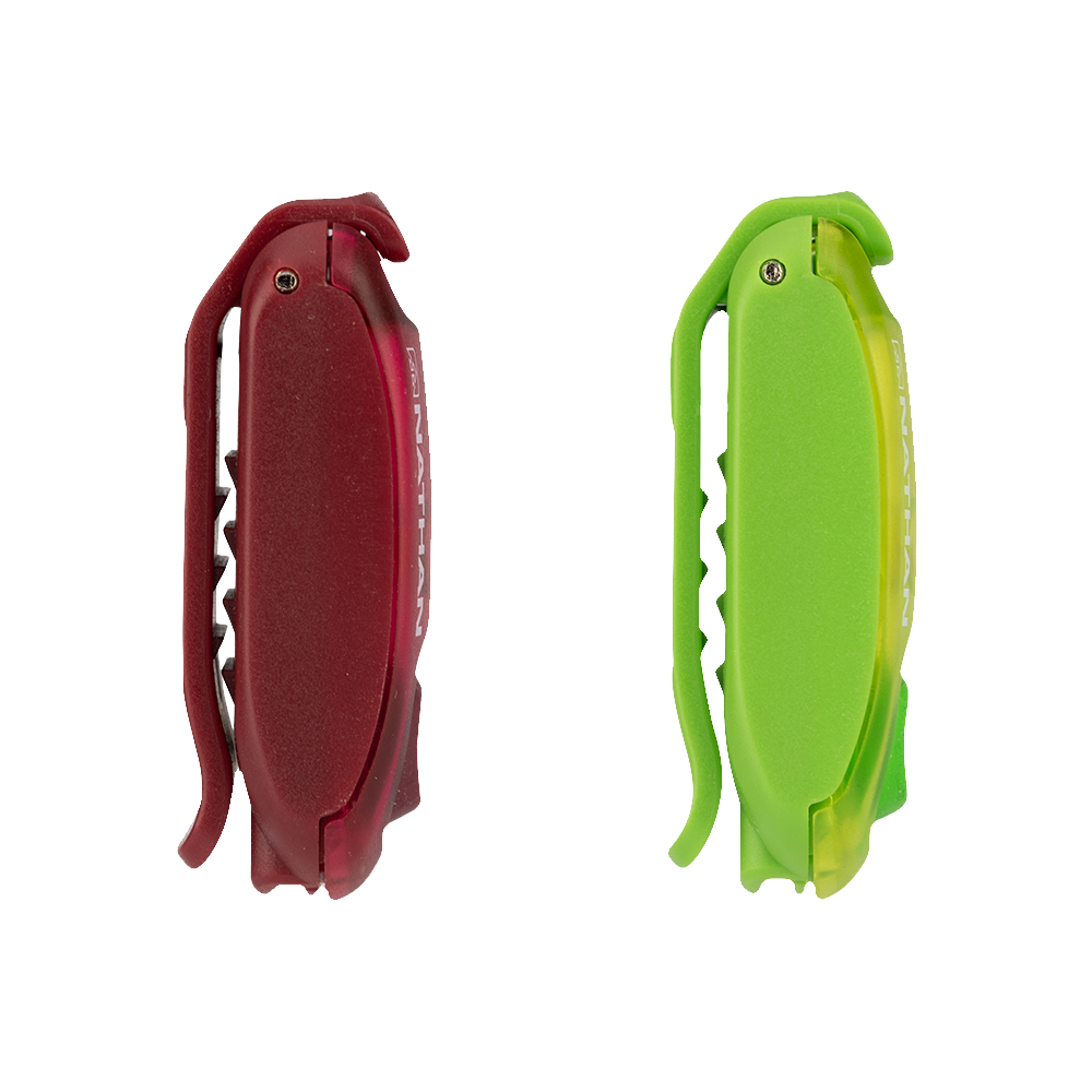 Nathan Sports StrobeLight Safety LED Light Clip - 2 Pack