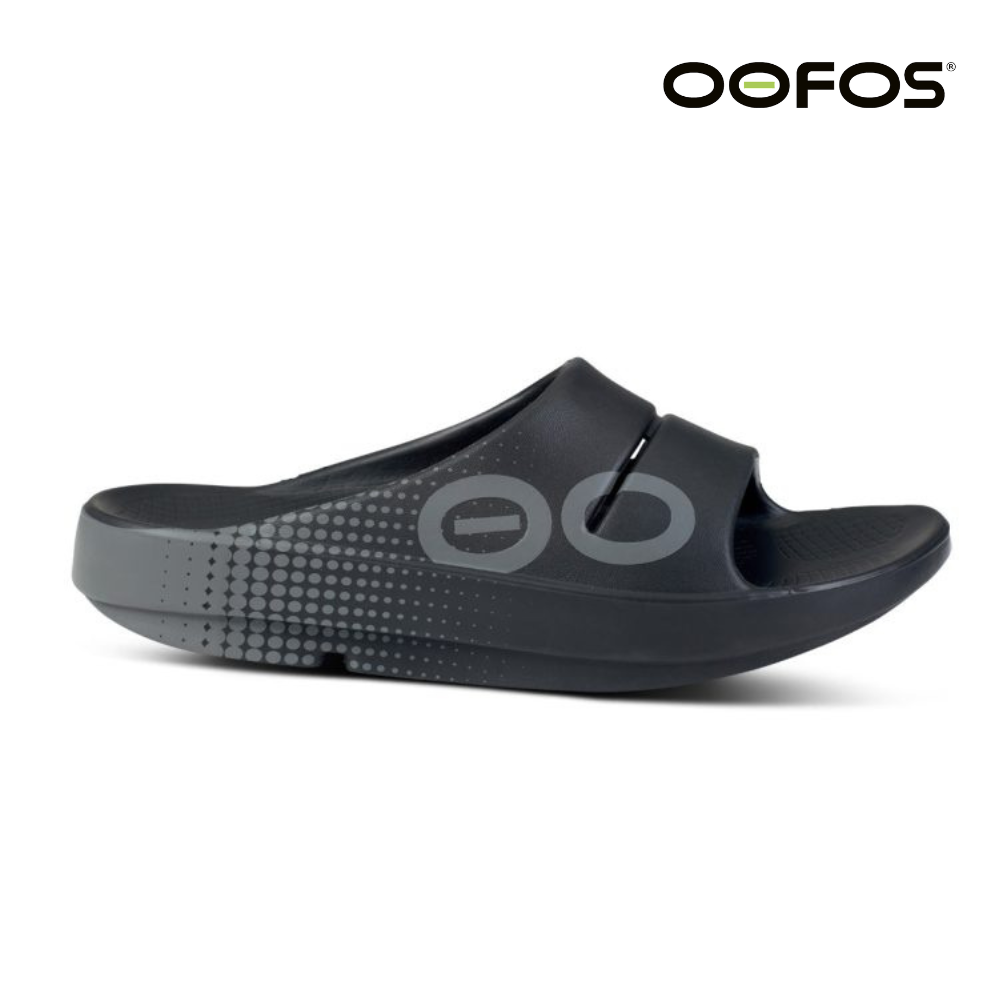 OOFOS Unisex OOahh Sport - Black Matrix
