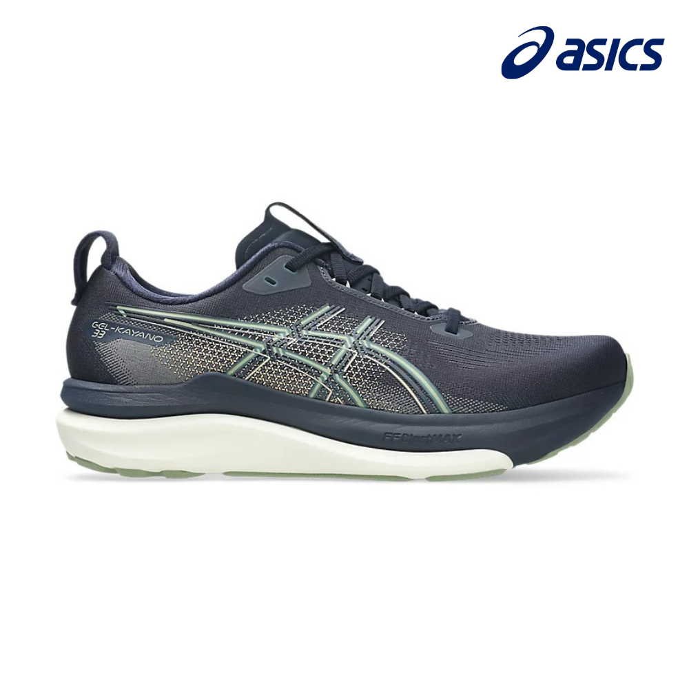 ASICS Men Gel-Kayano 33 Wide - Midnight / Khaki Green