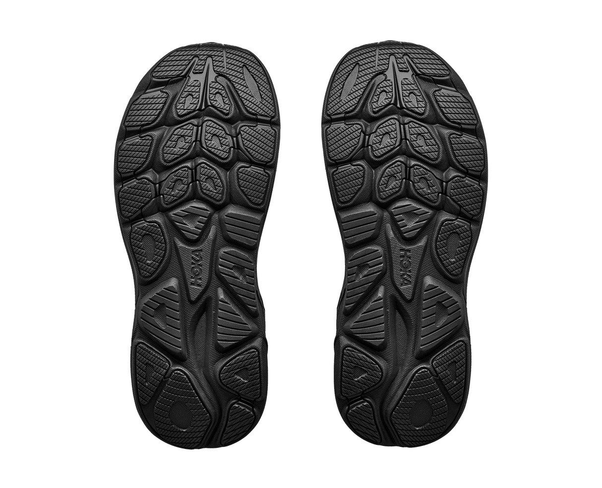 HOKA Men Clifton 11 Wide - Black / Black