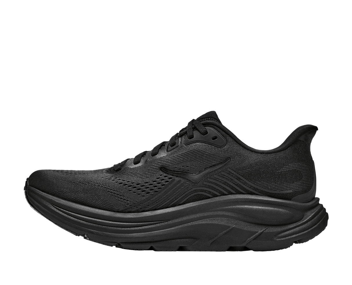 HOKA Men Clifton 11 Wide - Black / Black