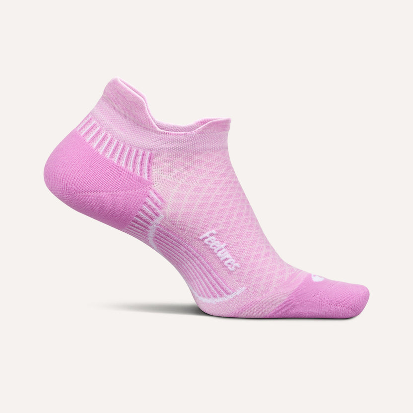 Feetures Plantar Fasciitis Relief Light Cushion No Show Tab - Rose Quartz