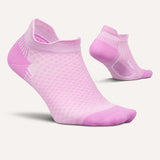 Feetures Plantar Fasciitis Relief Light Cushion No Show Tab - Rose Quartz