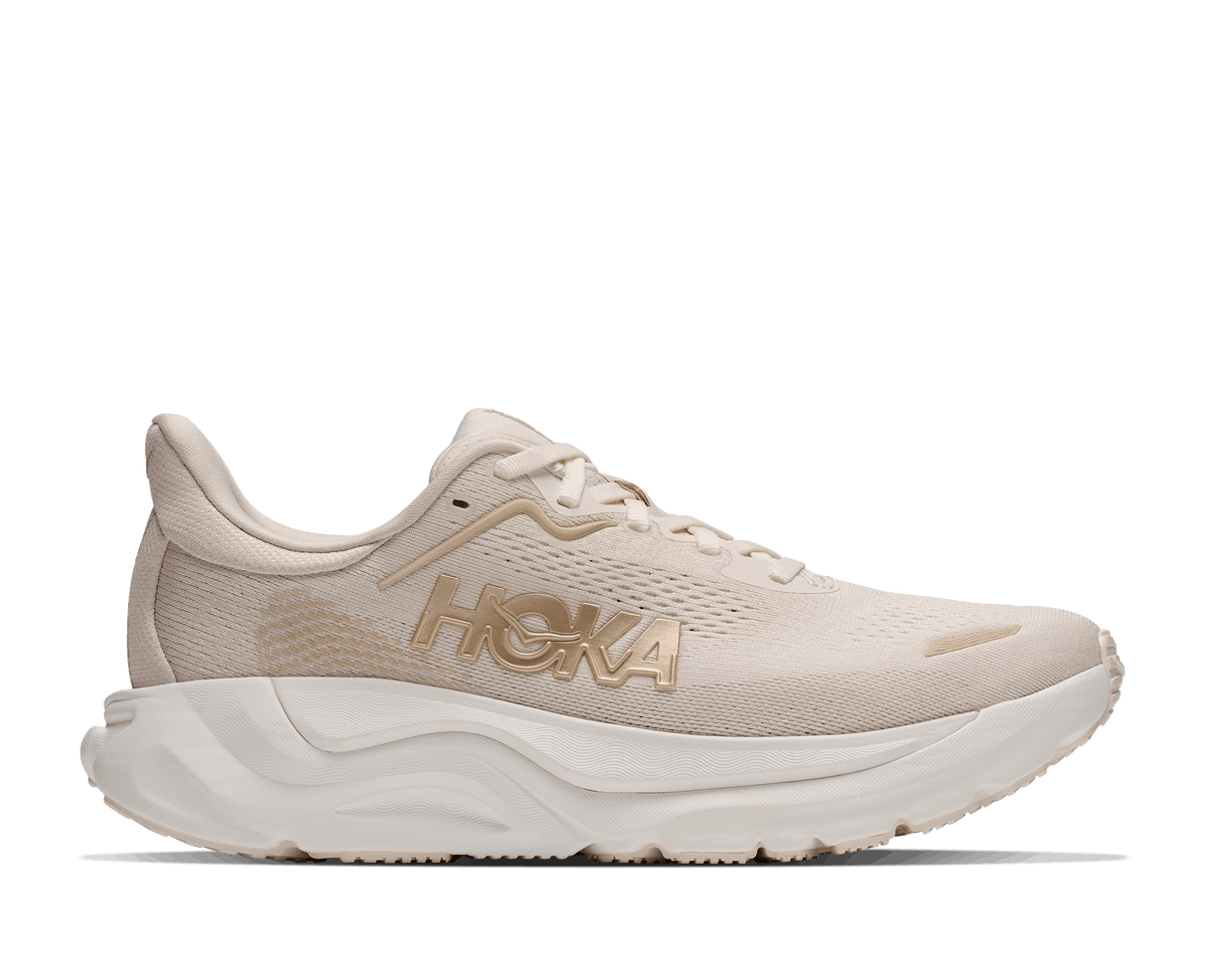 HOKA Women Arahi 9 Wide - Alabaster / Oat Milk