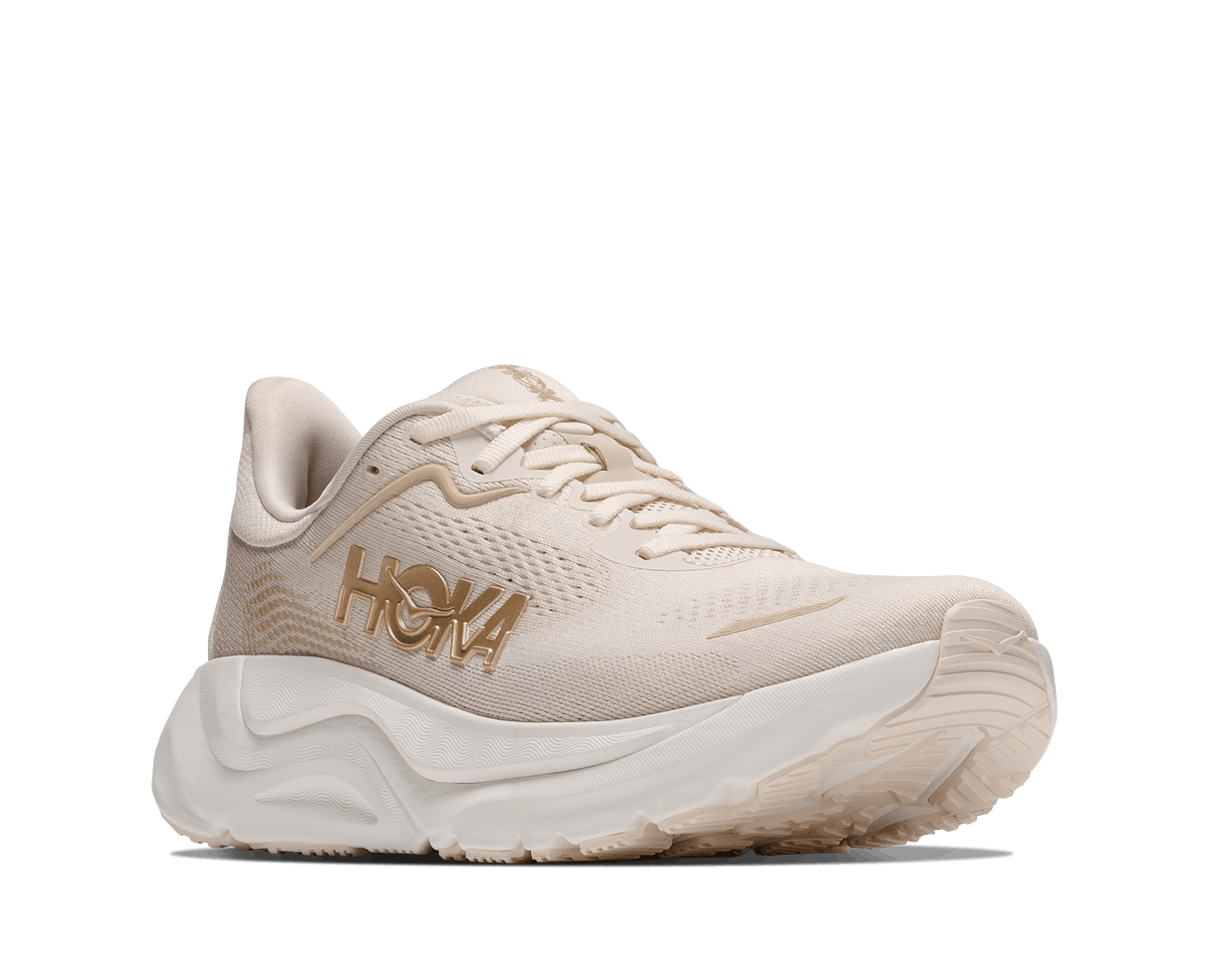 HOKA Women Arahi 9 Wide - Alabaster / Oat Milk