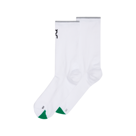 On Unisex Elite Run Sock High - White / Ivory