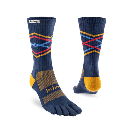Injinji Trail Midweight Crew Coolmax - Denim
