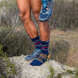 Injinji Trail Midweight Crew Coolmax - Denim