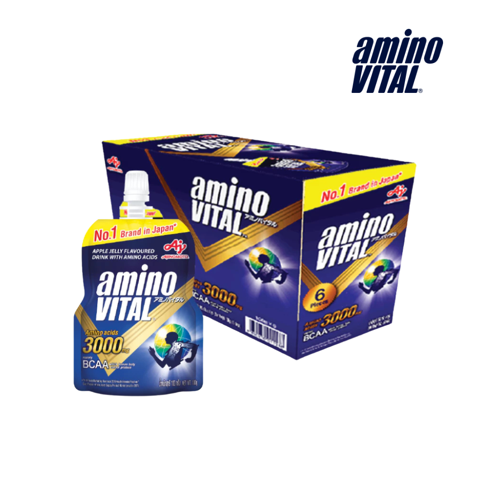 (6 Packs) aminoVITAL BCAA Pouch (BLUE) - Expiry Date: Jun 2027