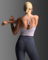 2XU Women Flex Crop Tank - Virtual Violet / Virtual Violet