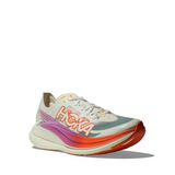 HOKA Unisex Rocket X 2 - Frost / Lava