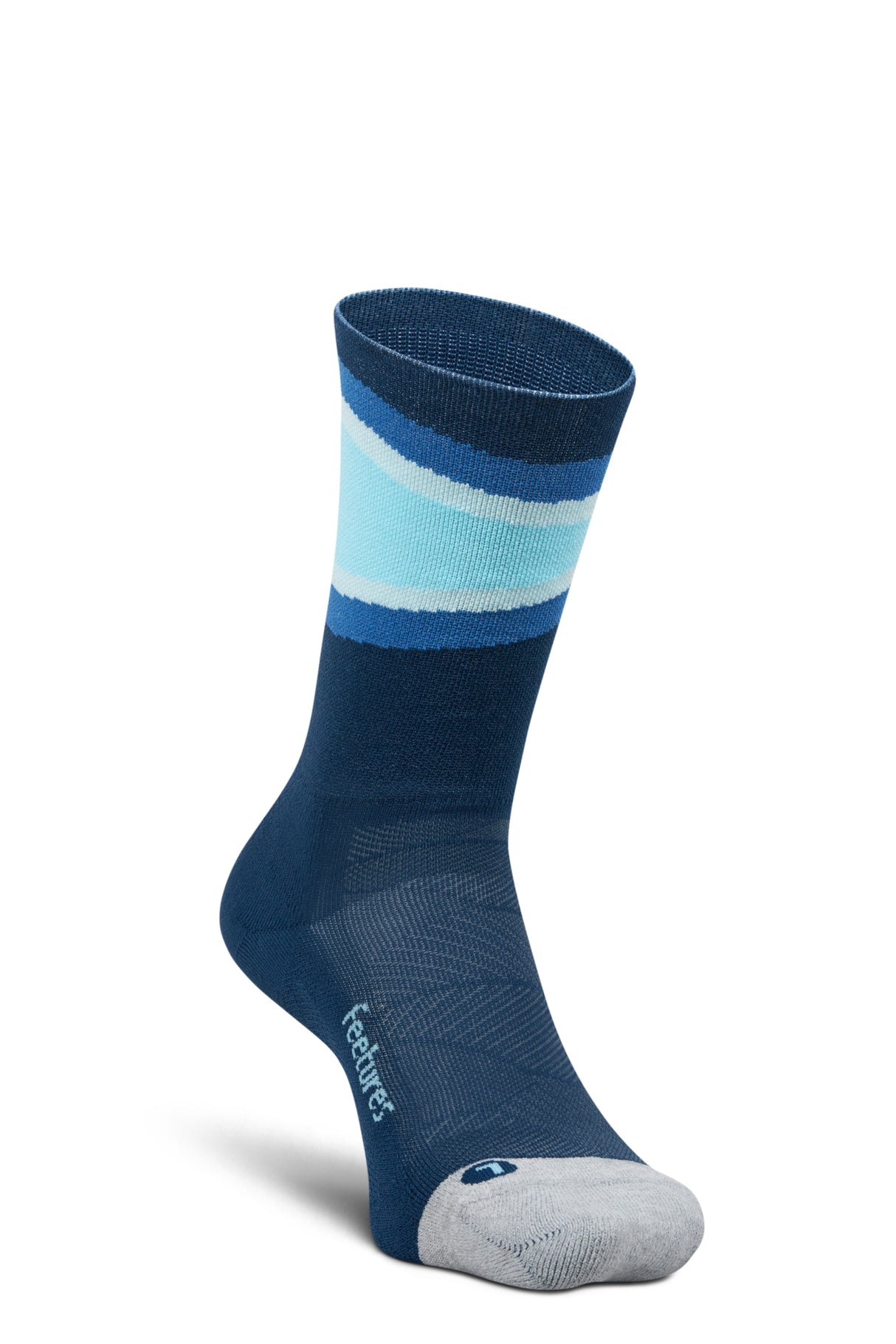 Feetures Active Elite Light Cushion Mini Crew - Blue Bounce