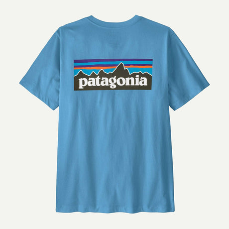 Patagonia Men P-6 Logo T-Shirt - Shore Blue