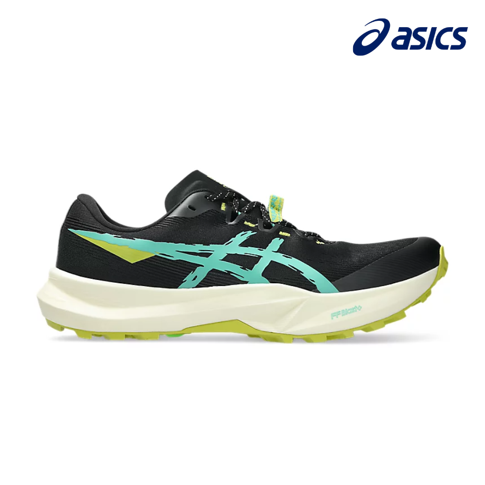 ASICS Men Fuji Lite 6 - Black / Aurora Green