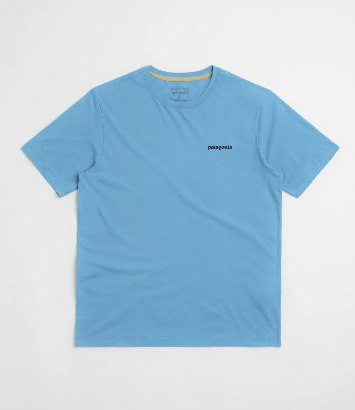 Patagonia Men P-6 Logo T-Shirt - Shore Blue