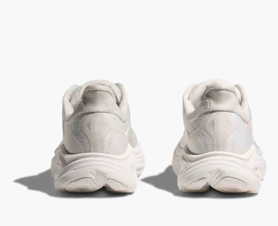 HOKA Men Clifton 10 Wide - White / White