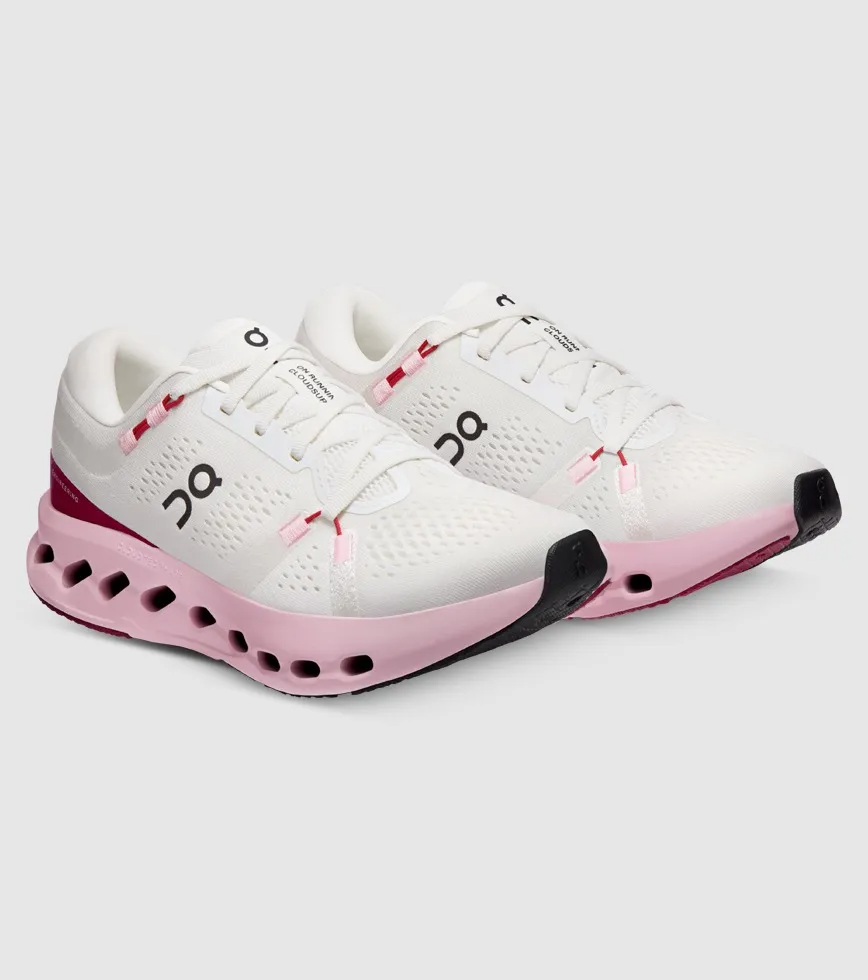 On Women Cloudsurfer 2 - Ivory / Peony