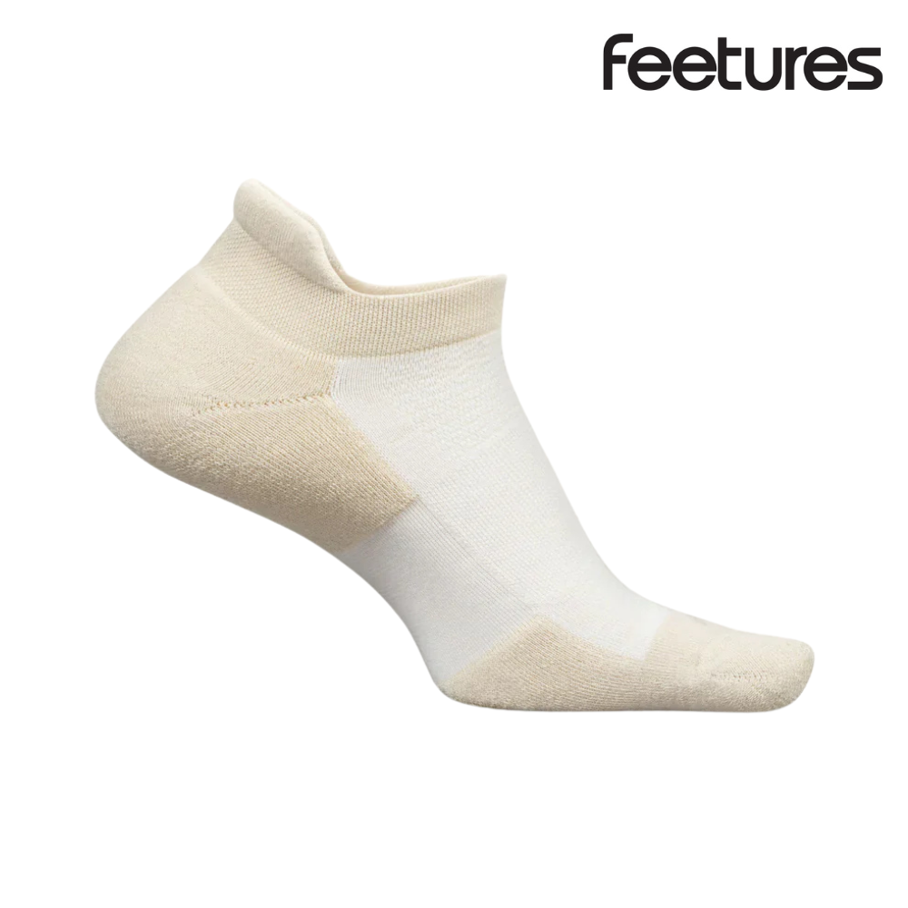 Feetures Active High Performance Max Cushion No Show Tab - Chai Latte