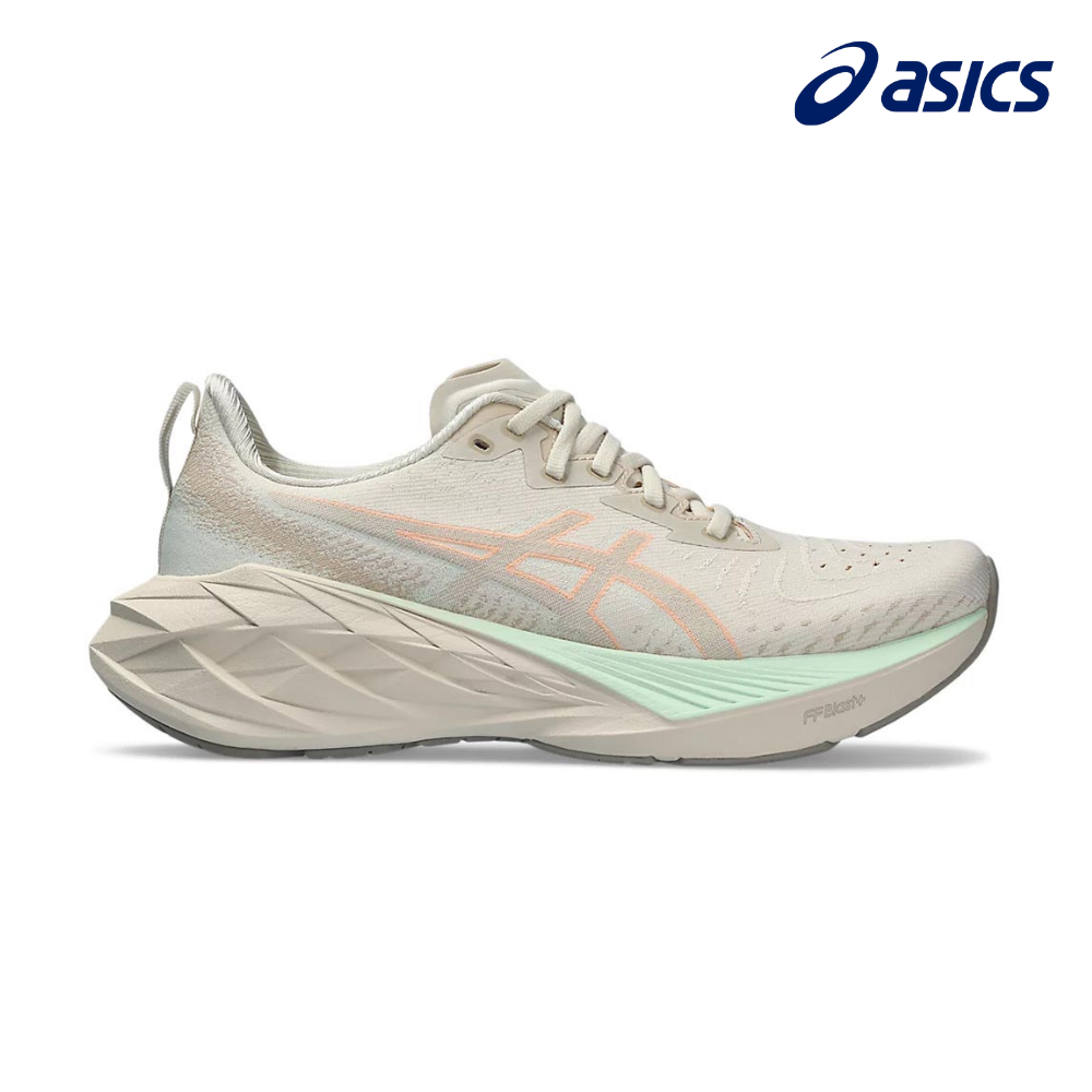 ASICS Women Novablast 4 D Oatmeal Moonrock Running Lab Malaysia