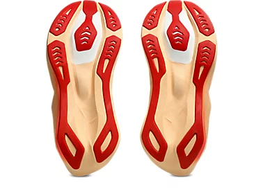 ASICS Women Novablast 6 - White / Vivid Coral