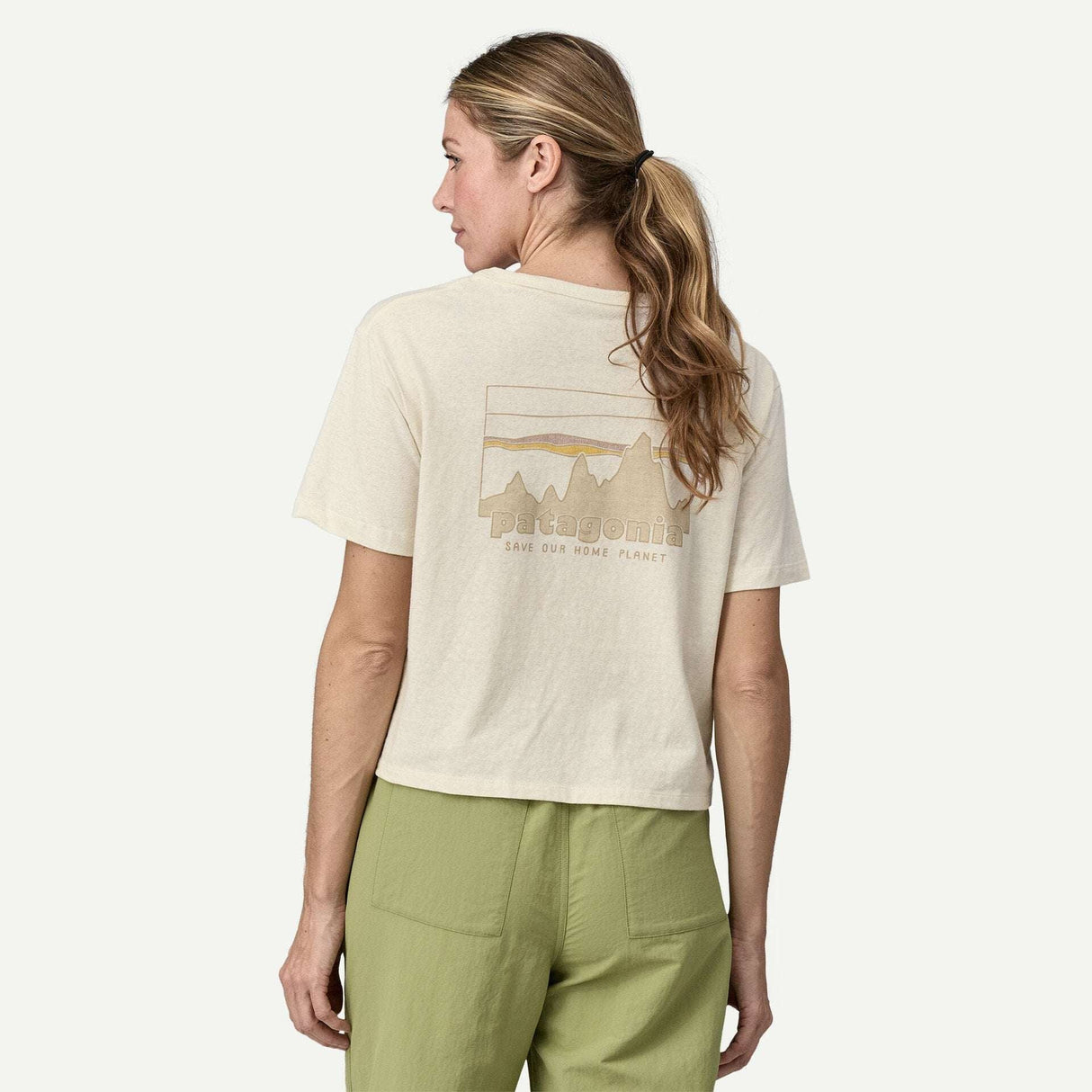 Patagonia Women '73 Skyline Easy-Cut Responsibili-Tee - Birch White