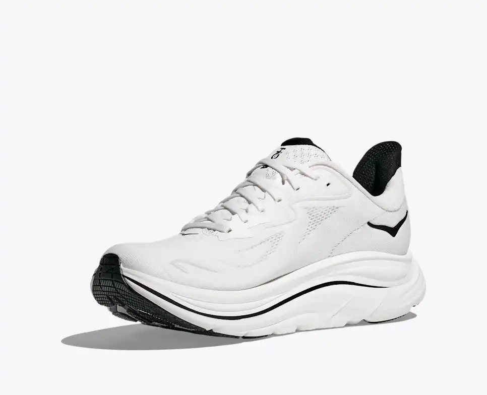 HOKA Men Clifton 10 - White / Black