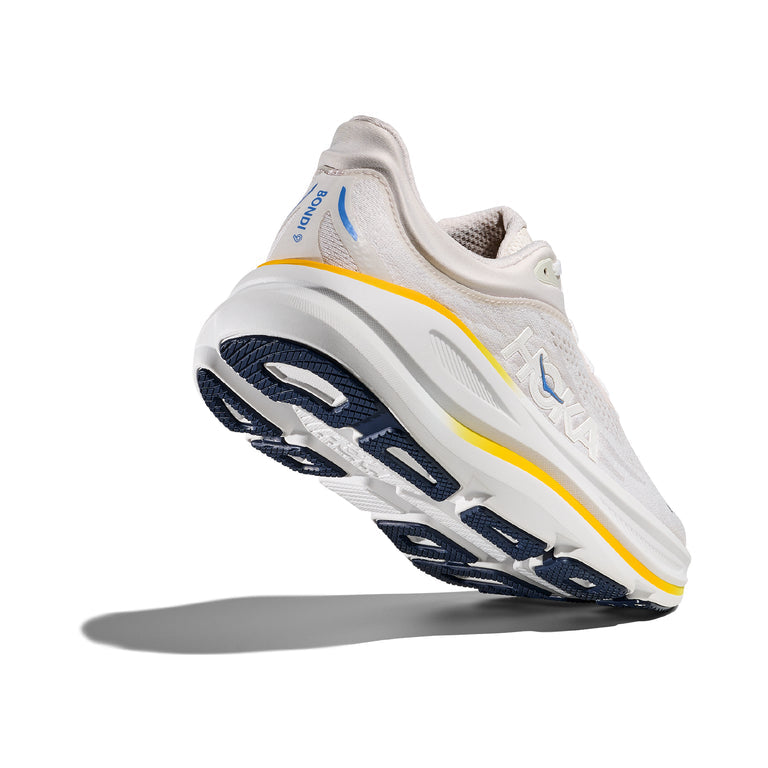 HOKA Men Bondi 9 - White / Grout