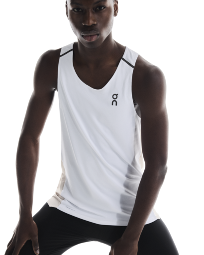 On Men Performance Tank - White / Silver