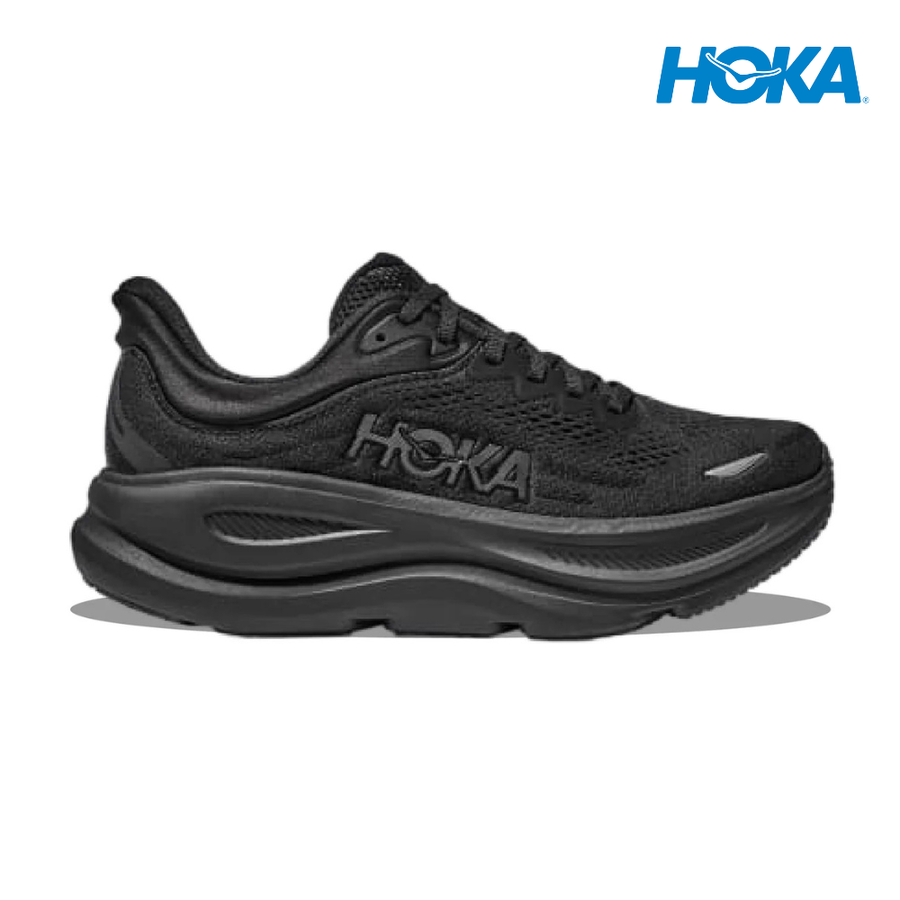 HOKA Women Clifton 10 Wide - Black / Black