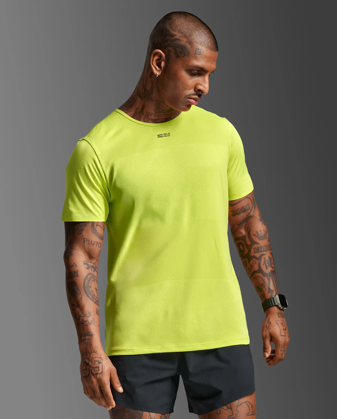 2XU Men Light Speed Tech Tee - Volt / Black Reflective